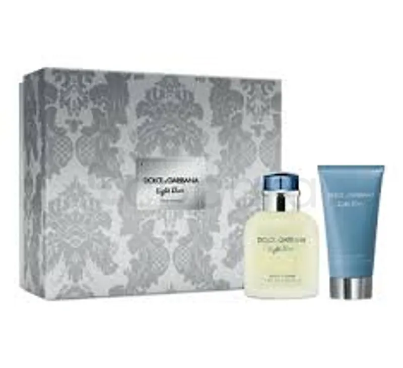 DOLCE ET GABBANA COFFRET LIGHT BLEU HOMME EAU TOILETTE 75ML + AFTER SHAVE 75ML