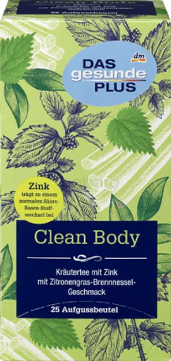 DAS GESUNDE PLUS CLEAN BODY BOITE DE 25 SACHETS