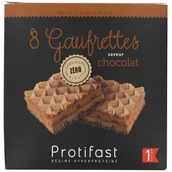 PROTIFAST GAUFRETTES SAVEUR CHOCOLAT BOITE DE 8