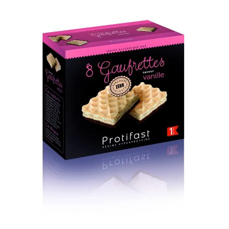 PROTIFAST GAUFRETTES SAVEUR VANILLE BOITE DE 8