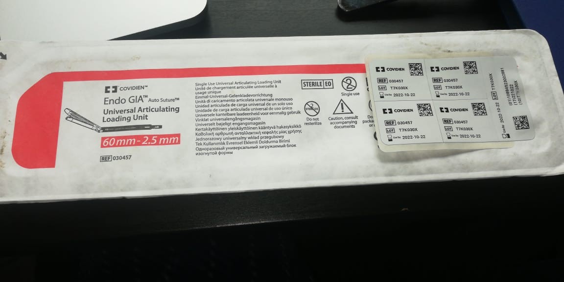 COVIDIEN ENDO GIA 60MM 2.5MM REFERENCE 030457