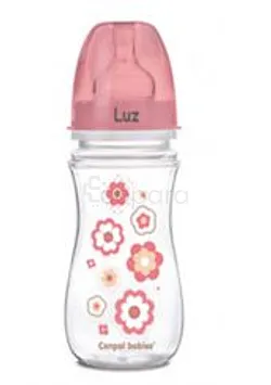 CANPOL BABIES BIBERON ANTI-COLIQUE EASYSTART ROSE 240ML REFERENCE 35/217