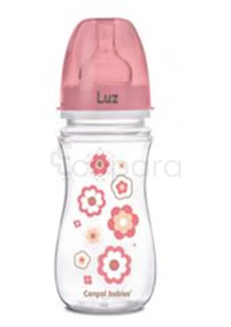 CANPOL BABIES BIBERON ANTI-COLIQUE EASYSTART ROSE 240ML REFERENCE 35/217