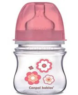 CANPOL BABIES BIBERON ANTI-COLIQUE EASYSTART ROSE 120ML REFERENCE 35/216