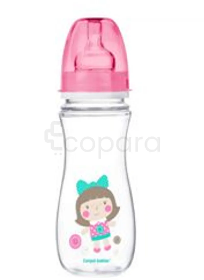 CANPOL BABIES BIBERON ANTI-COLIQUE EASYSTART ROSE 240ML REFERENCE 35/221