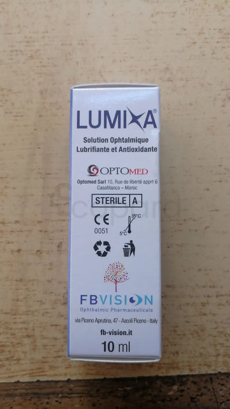 LUMIXA SOLUTION OPHTALMIQUE 10ML