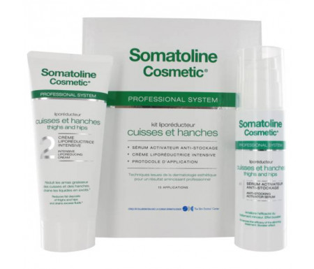 SOMATOLINE COSMETIC KIT LIPOREDUCTEUR CUISSES ET HANCHES SERUM 150ML + CREME 200ML
