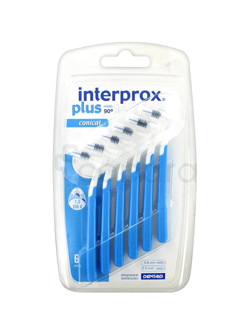 INTERPROX PLUS 2G CONICAL 0.8MM 1.3 BOITE DE 6