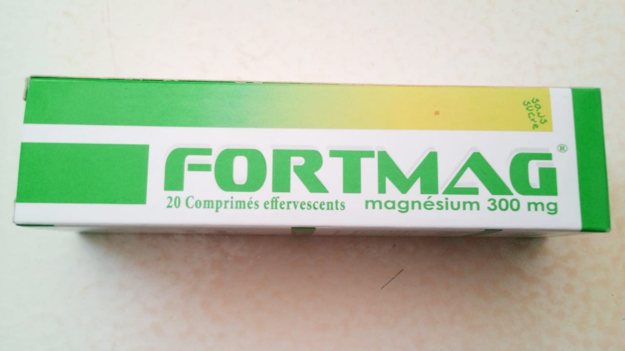 FORTMAG MAGNESIUM 300MG BOITE DE 20 COMPRIMES EFFERVESCENTS