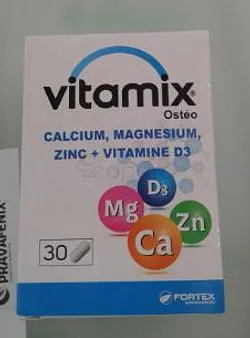 VITAMIX OSTEO CALCIUM MAGNESIUM ZIN + VITAMINE D3 BOITE DE 30 COMPRIMES