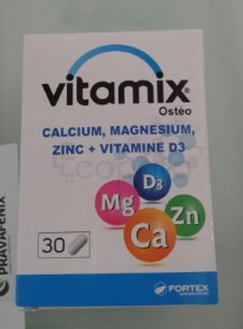 VITAMIX OSTEO CALCIUM MAGNESIUM ZIN + VITAMINE D3 BOITE DE 30 COMPRIMES