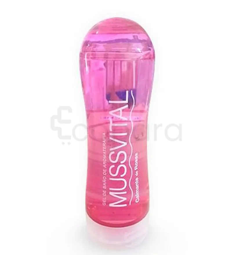 MUSSVITAL GEL DE BANO DE AROMATERAPIA CALMANTE DE ROSAS 300ML