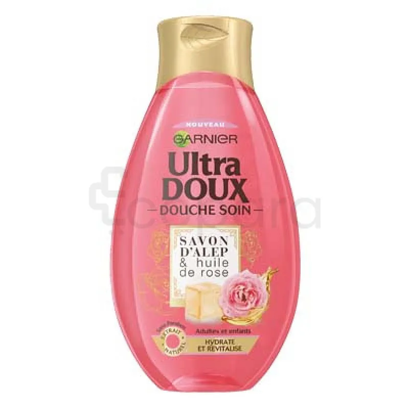 GARNIER ULTRA DOUX DOUCHE SOIN SAVON D'ALEP ET HUILE DE ROSE 250ML