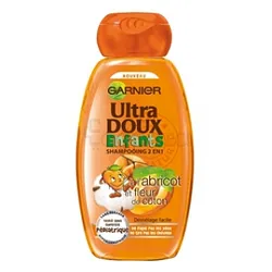 GARNIER ULTRA DOUX SHAMPOOING ENFANTS A L'ABRICOT ET FLEUR DE COTON 400ML