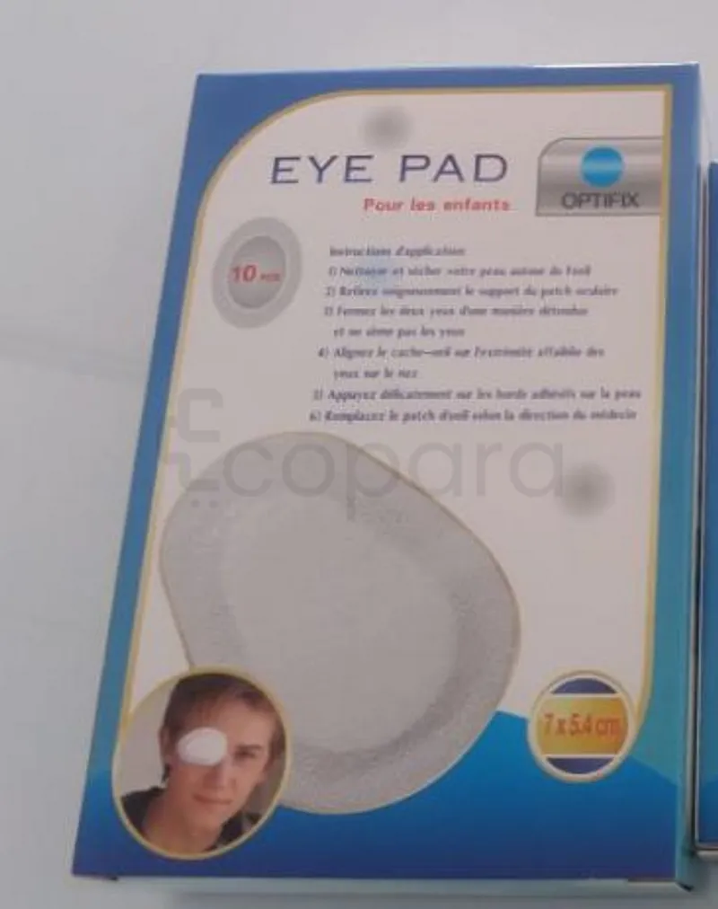 OPTIFIX EYE PAD POUR LES ENFANTS MARRON BOITE DE 10 COMPRESSES OCULAIRES