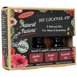 PALMER'S NATURAL FUSIONS KIT SHINE HYDRATATION JOJOBA OIL 10ML + ARGAN OIL 10ML + AVOCADO OIL 10ML