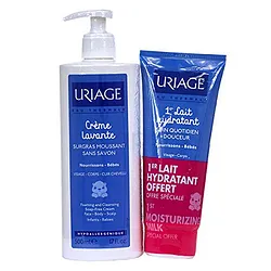 URIAGE BEBE PACK BEBE CREME LAVANTE 500ML + LAIT HYDRATANT 200ML