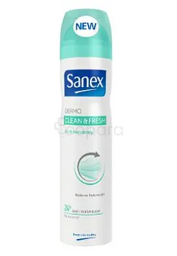 SANEX DEODORANT CLEAN & FRECH ANTI-PERSPIRANT 24H 250ML