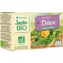 LEA NATURE JARDIN BIO INFUSION DETOX SAVEUR MENTHE BOITE DE 20 SACHETS