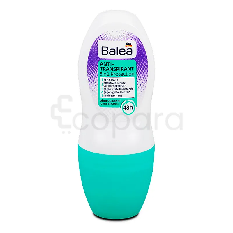 BALEA DEODORANT ANTI-TRANSPIRANT 5 IN 1 PROTECTION 50ML