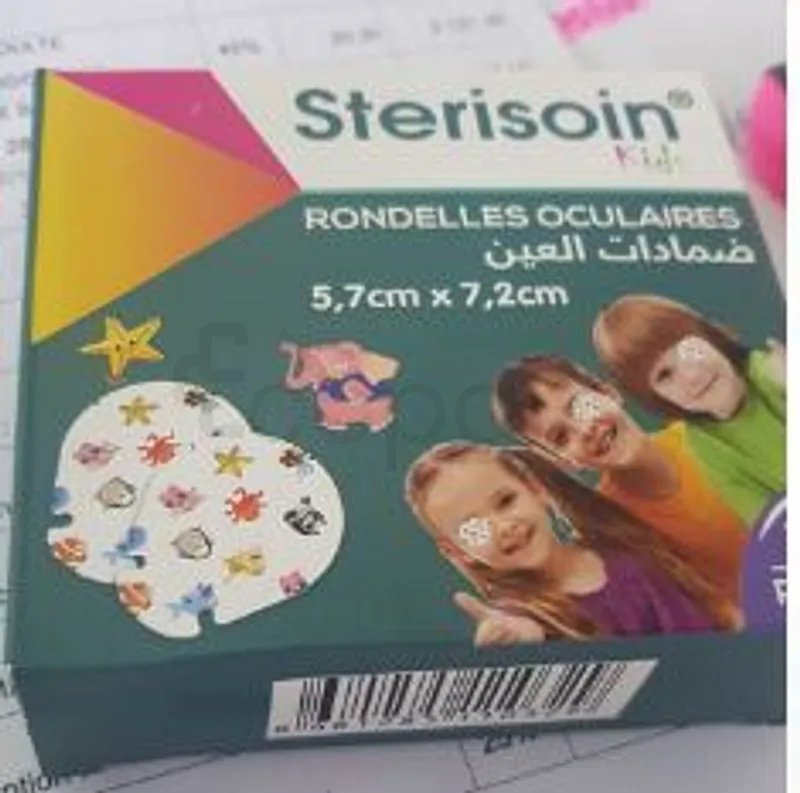 STERISOIN KIDS RONDELLES OCULAIRES 5.7CM*7.2CM BOITE DE 10