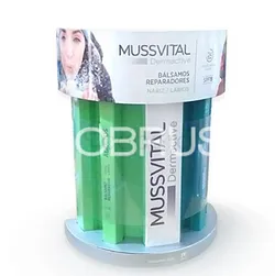 MUSSVITAL PRESENTOIR DERMACTIVE BALSAMOS REPARADORES SPF15