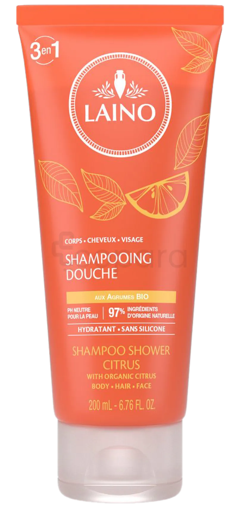 LAINO SHAMPOOING DOUCHE AGRUMES BIO 100ML