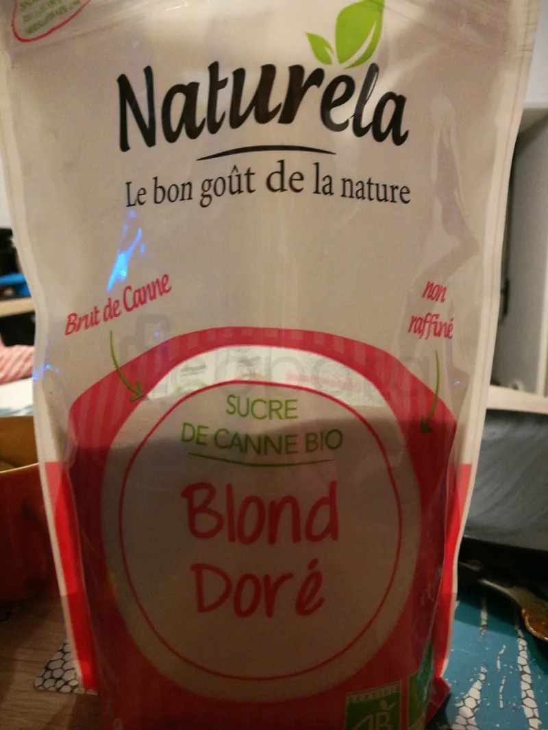 NATURELA SUCRE DE CANNE BIO BLOND DORE 750G