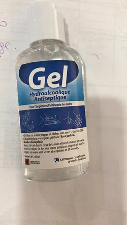 GEL HYDROALCOOLIQUE ANTISEPTIQUE POUR MAINS 55ML