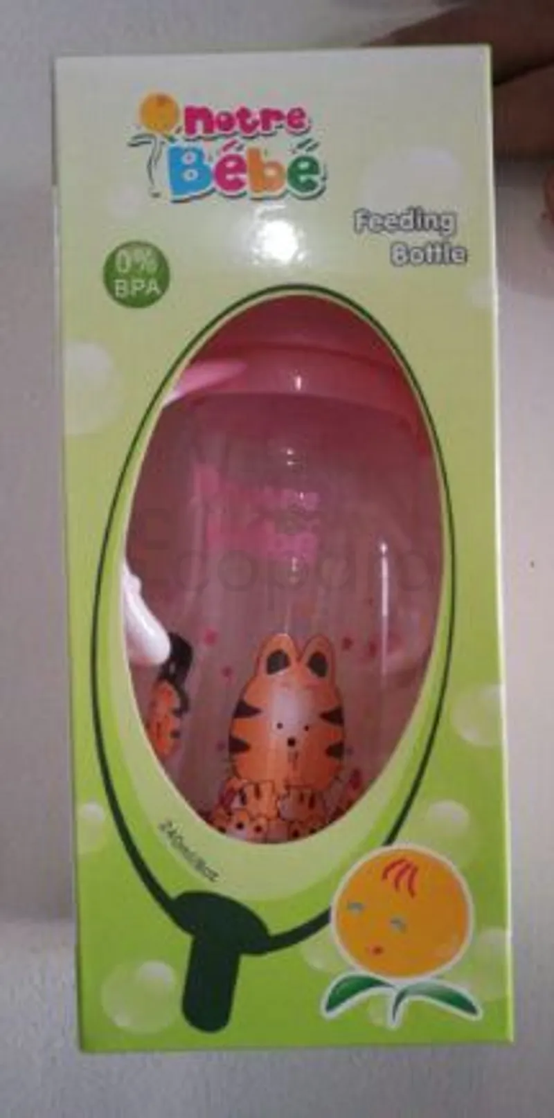 NOTRE BEBE BIBERON AVEC POIGNEE 240ML REFERENCE NB186