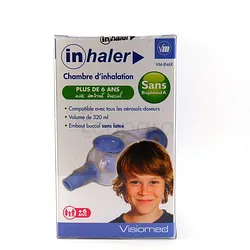 VISIOMED INHALER CHAMBRE D'INHALATION +6ANS REFERENCE VM-IN6X