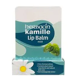 HERBACIN KAMILLE LIP BALM MINT 4.8G