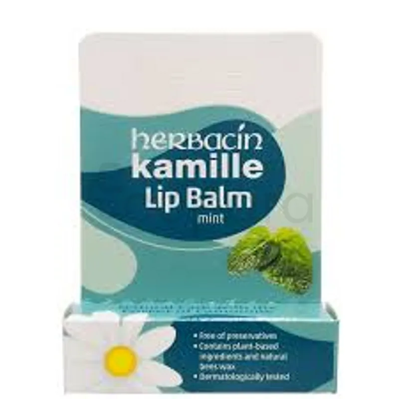 HERBACIN KAMILLE LIP BALM MINT 4.8G
