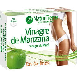 NATURTIERRA VINAGRE DE MANZANA VENTRE PLAT BOITE DE 90 CAPSULES