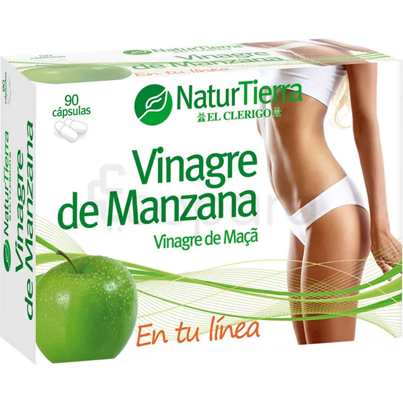 NATURTIERRA VINAGRE DE MANZANA VENTRE PLAT BOITE DE 90 CAPSULES