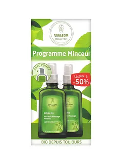 WELEDA HUILE DE MASSAGE MINCEUR DUO 100ML*2