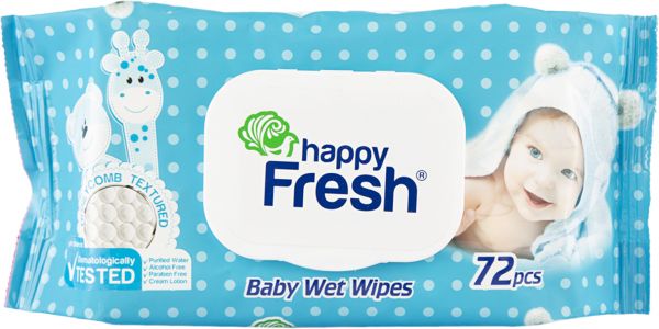 HAPPY FRESH LINGETTES BOITE DE 72