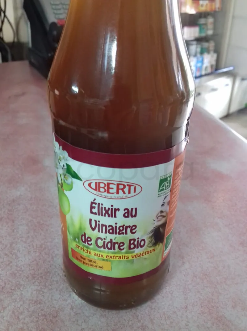 UBERTI ELIXIR AU VINAIGRE DE CIDRE BIO ENRICHI AUX EXTRAITS VEGETAUX 25CL