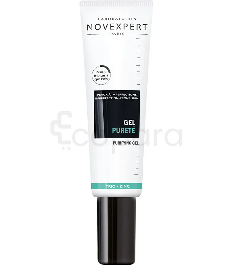 NOVEXPERT GEL PURETE TRIO-ZINC 30ML