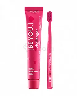 CURAPROX BE YOU CHALLENGER DENTIFRICE 90ML + BROSSE A DENTS