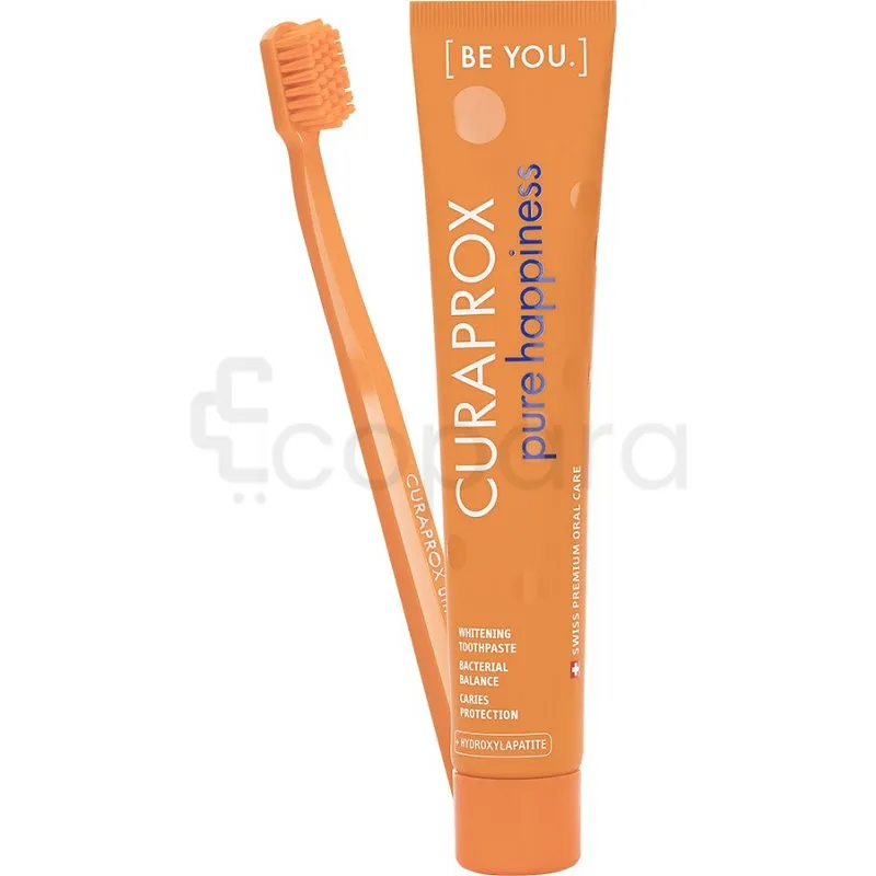 CURAPROX BE YOU PURE HAPPINESS DENTIFRICE 90ML + BROSSE A DENTS