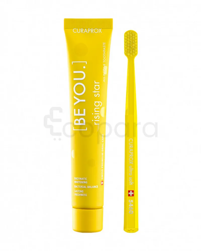 CURAPROX BE YOU RISING STAR DENTIFRICE 90ML + BROSSE A DENTS