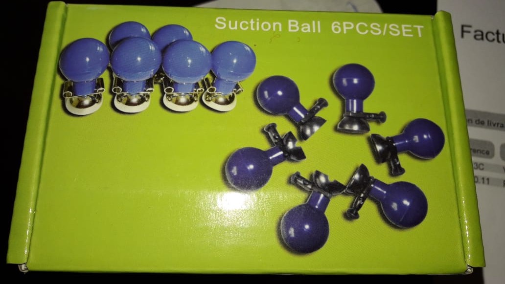 SUCTION BALL VENTOUSES POUR ECG BLEU BOITE DE 6