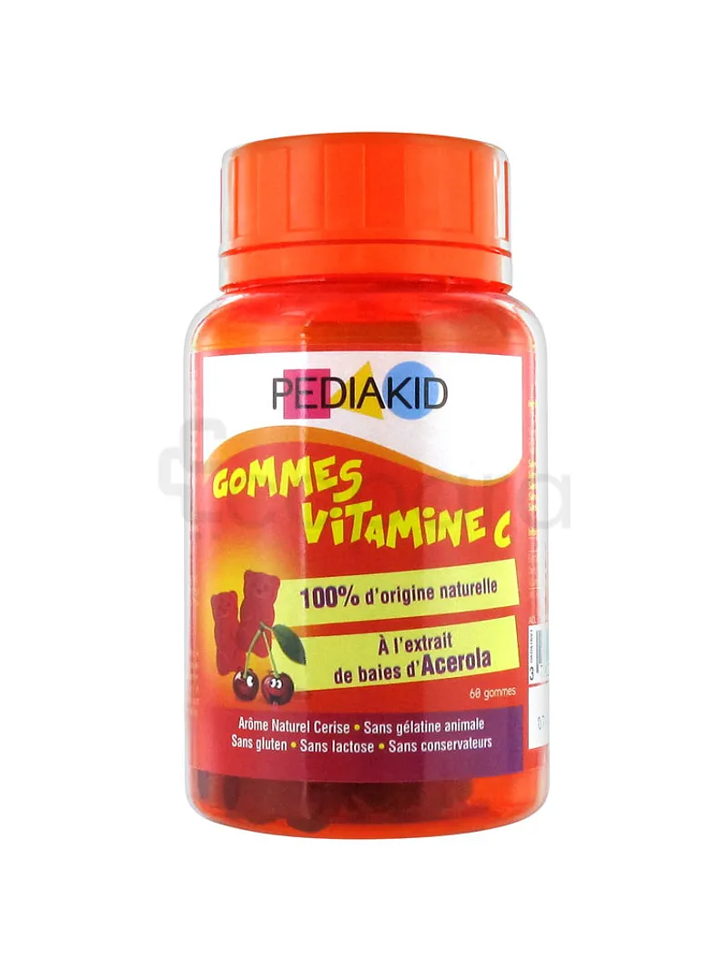 PEDIAKID GOMMES VITAMINE C BOITE DE 60