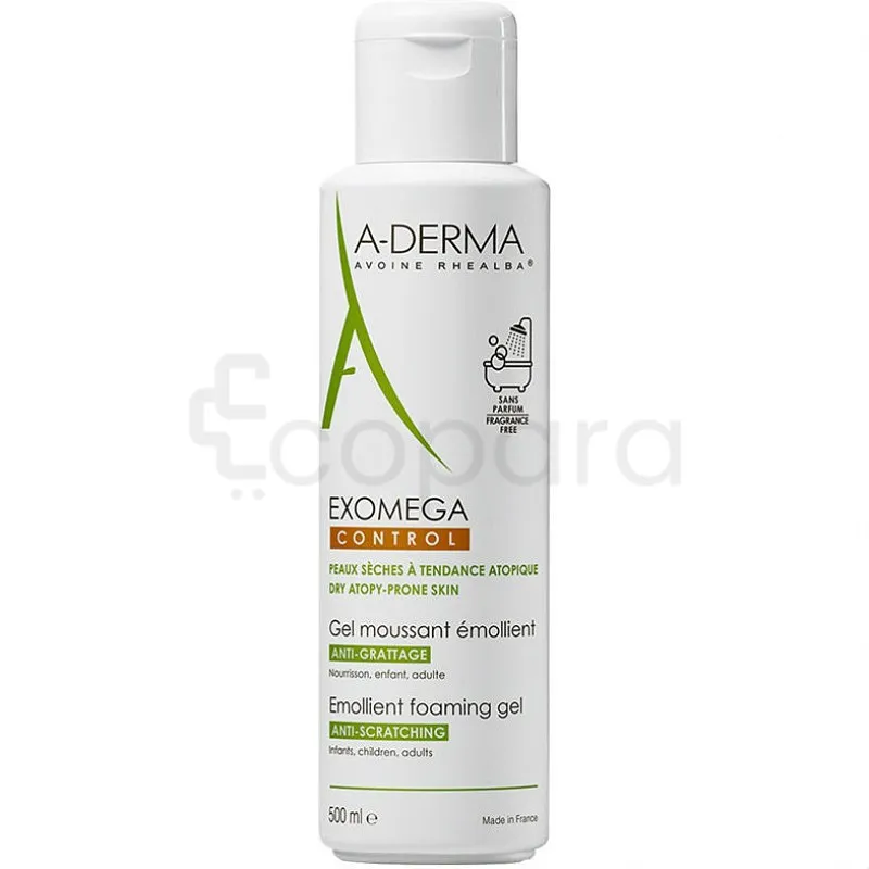ADERMA EXOMEGA CONTROL GEL MOUSSANT EMOLLIENT 200ML