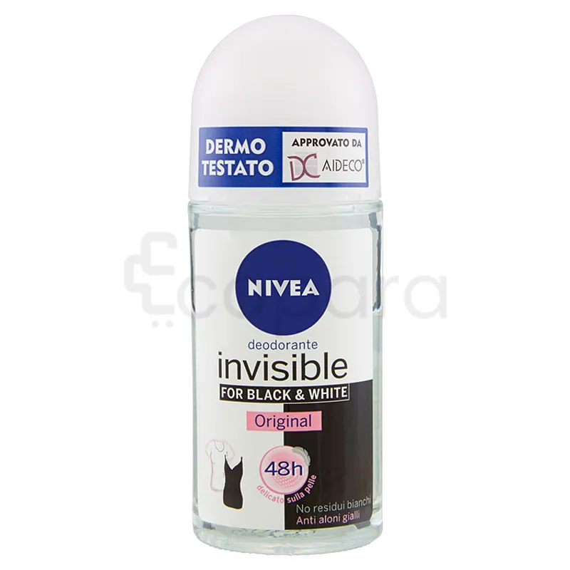 NIVEA DEODORANTE INVISIBLE FOR BLACK AND WHITE ORIGINAL 48H 50ML