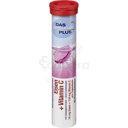 DAS GESUNDE PLUS EISEN + VITAMIN C BOITE DE 20 COMPRIMES EFFERVESCENTS