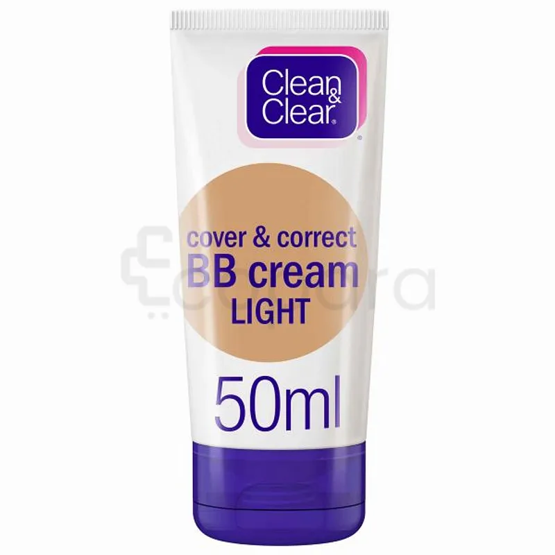 CLEAN ET CLEAR COVER CORRECT BB CREME CLAIR 50ML