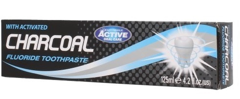 CHARCOAL WITH ACTIVATED FLUORIDE TOOTHPASTE DENTIFRICE 125ML