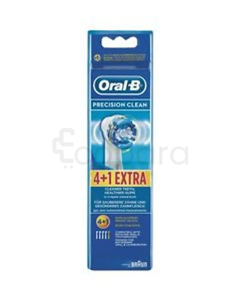 ORAL-B TETES BROSSE A DENTS ELECTRIQUE PRECISION 4+1 EXTRA